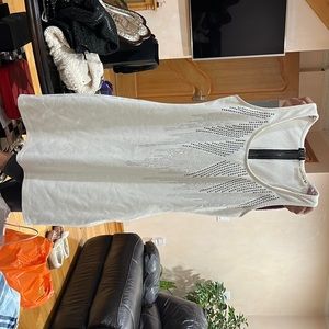 Sequence white dress